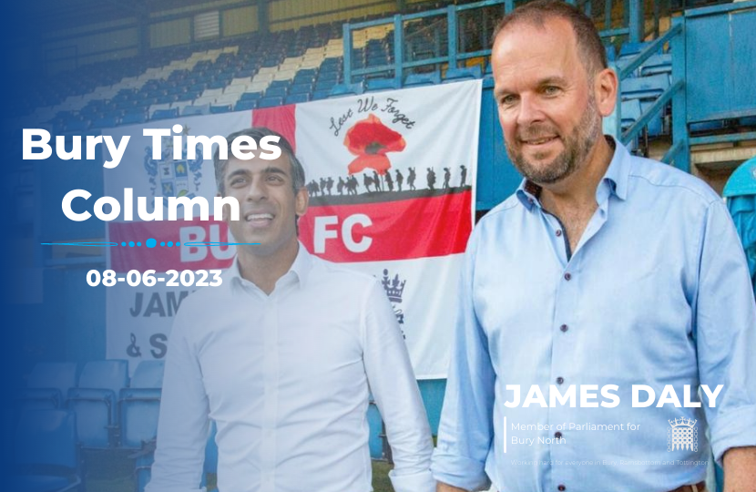 Bury Times Column Bury FC are back James Daly